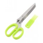 Stainless_Steel_Fruit_Vegetable_5_Blade_Herb_Scissors_-_Green_2.jpg